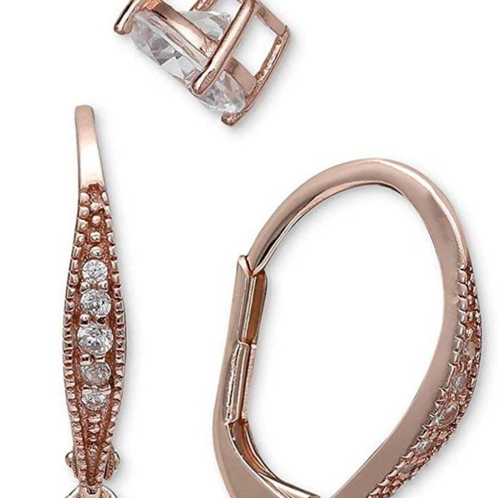 Giani Bernini 2-Pc. Cubic Zirconia Earring